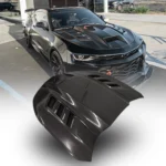 2016 – 24 Camaro Carbon Fiber Terminator Style Hood