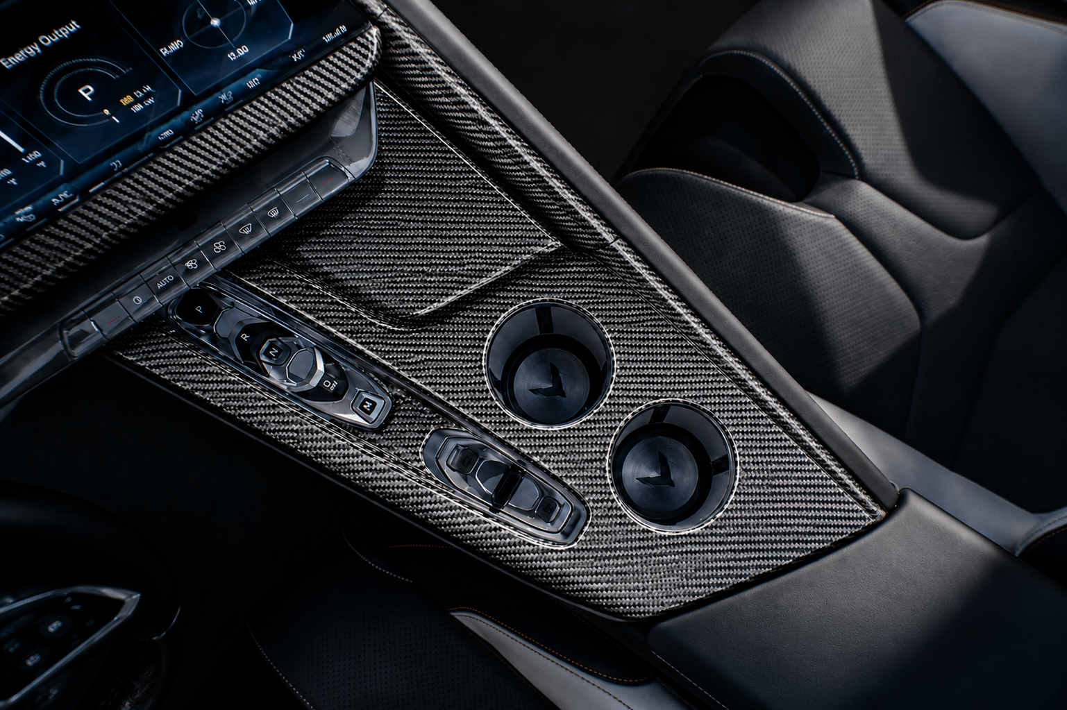 3453453.png 2026+ C8 Corvette Carbon Fiber Center Console Full Replacement - Image 1