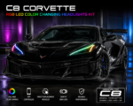 C8 Corvette Next-Gen RGB LED Headlight DRL Kit - Image 4