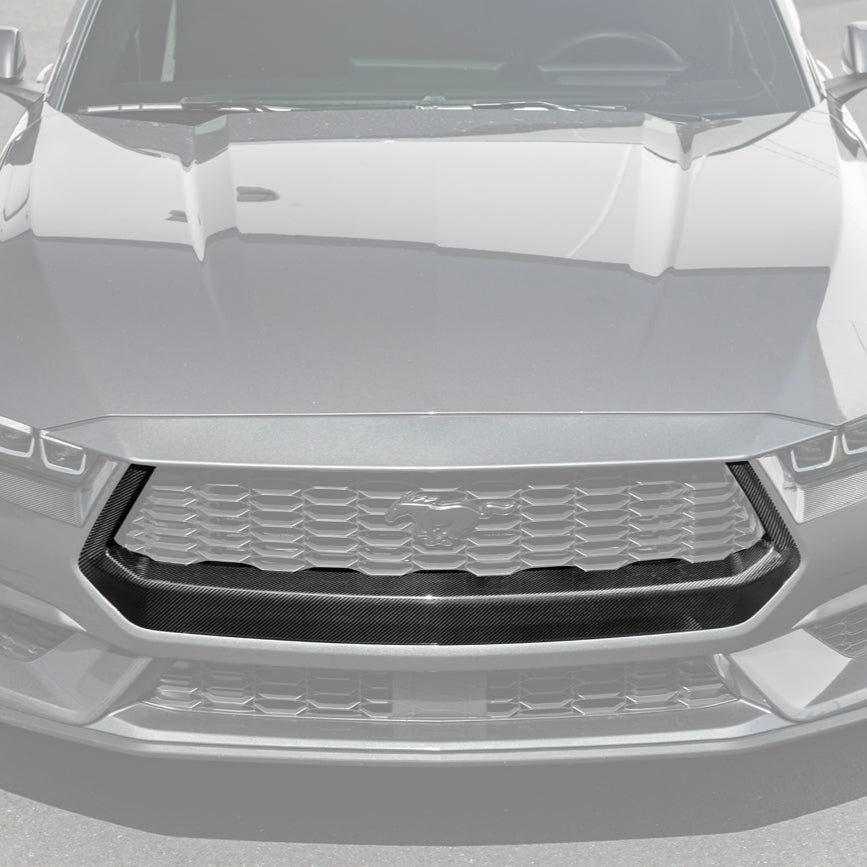 DSC_3625_1_1080x.jpg 2024+ Mustang S650 EcoBoost Carbon Center Grille Lower Trim Frame - Image 1