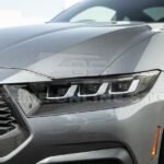 2024+ Mustang EcoBoost Carbon Fiber Headlight Eyebrow Trim Cover - Image 9