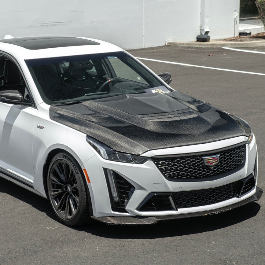 DSC_4452_1080x.jpg 2020+ Cadillac CT5 Carbon Fiber Front Vented Hood - Image 1