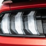 2018 – 23 Mustang Carbon Fiber Rear Tail Light Trim Bezel Cover - Image 6
