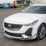 2020 – 24 Cadillac CT5-V Blackwing Style Carbon Fiber Front Splitter with Canards