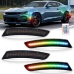 2016 – 24 Camaro Smoked RGB LED Side Markers