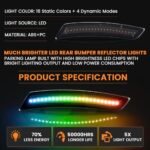 2016 – 24 Camaro Smoked RGB LED Side Markers - Image 3