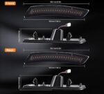2016 – 24 Camaro Smoked RGB LED Side Markers - Image 6