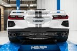 C8 Corvette MBRP Stingray 3″ Quad Split Rear Outlet Cat-Back Exhaust – Carbon Tips - Image 11
