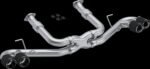 C8 Corvette MBRP Stingray 3″ Quad Split Rear Outlet Cat-Back Exhaust – Carbon Tips