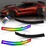 2014 – 19 Corvette C7 Smoked RGB LED Side Markers