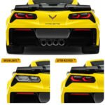 2014-19 C7 Corvette C8 Style RGB Flow Sequential Smoked LED Rear Tail Lights - Image 9