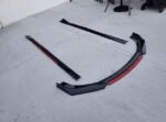 Universal red body kit Bumper lip splitter - Image 3